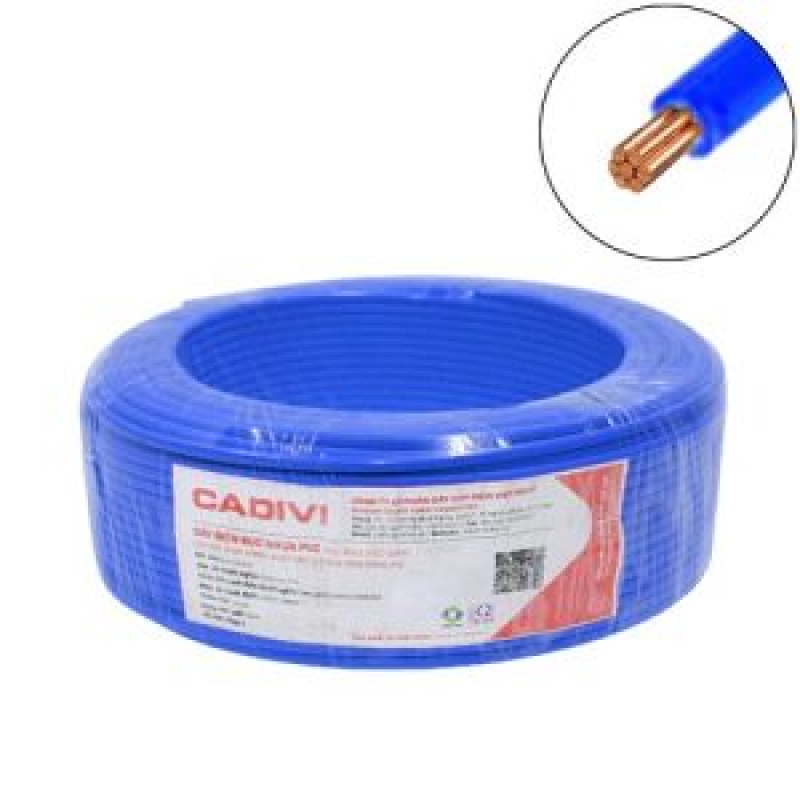 Dây cáp điện 1 lõi Cadivi CV – 0.6/1KV