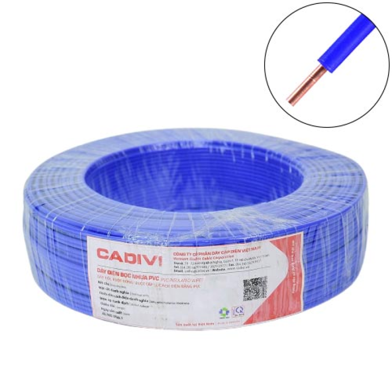 Dây điện đơn cứng Cadivi VC– 450/750V