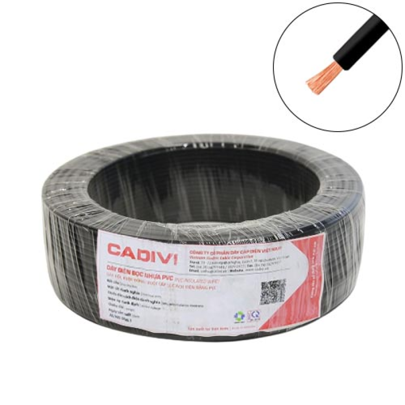 Dây điện đơn mềm Cadivi VCm – 450/750V