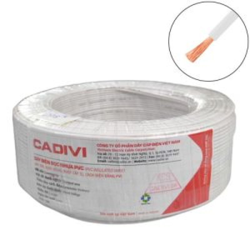 Dây điện đơn mềm Cadivi VCm – 450/750V