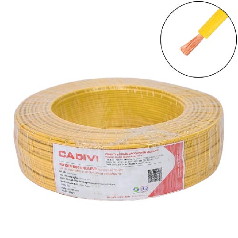 Dây điện đơn mềm Cadivi VCm – 0.6/1KV