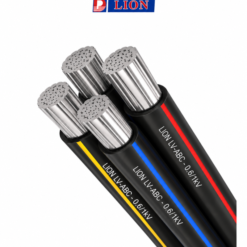 Cáp điện nhôm vặn xoắn LV-ABC 2 đến 4 lõi 0.6/1kV