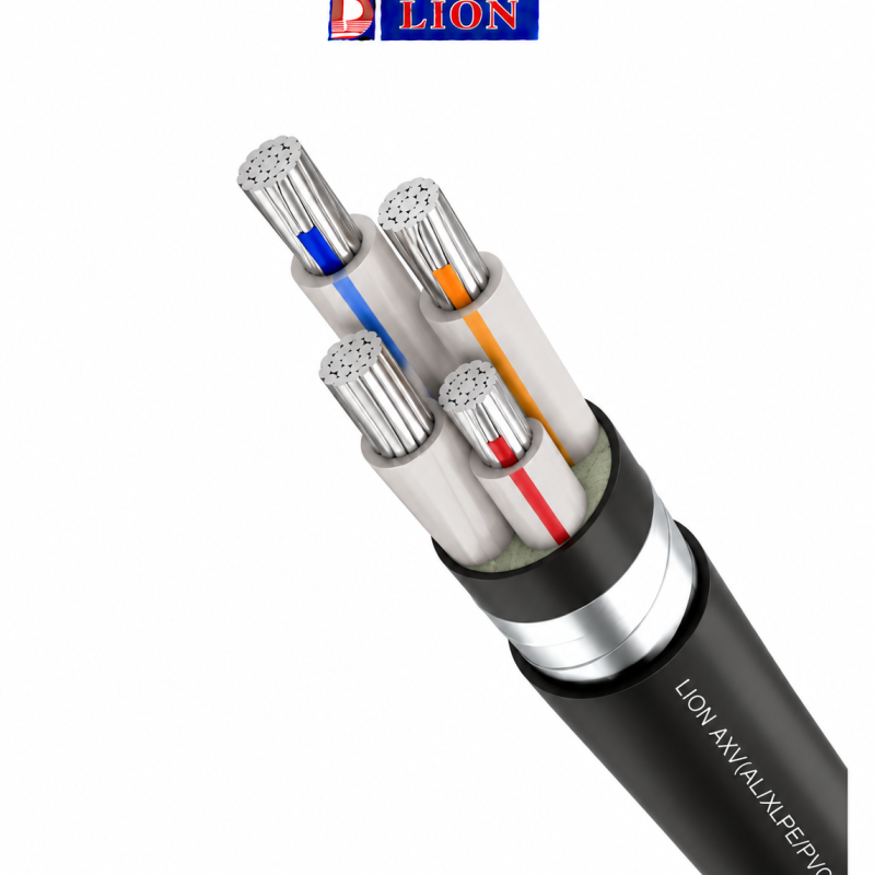 Cáp điện ngầm lõi nhôm 2 đến 4 lõi AXV/DSTA - 0.6/1kV