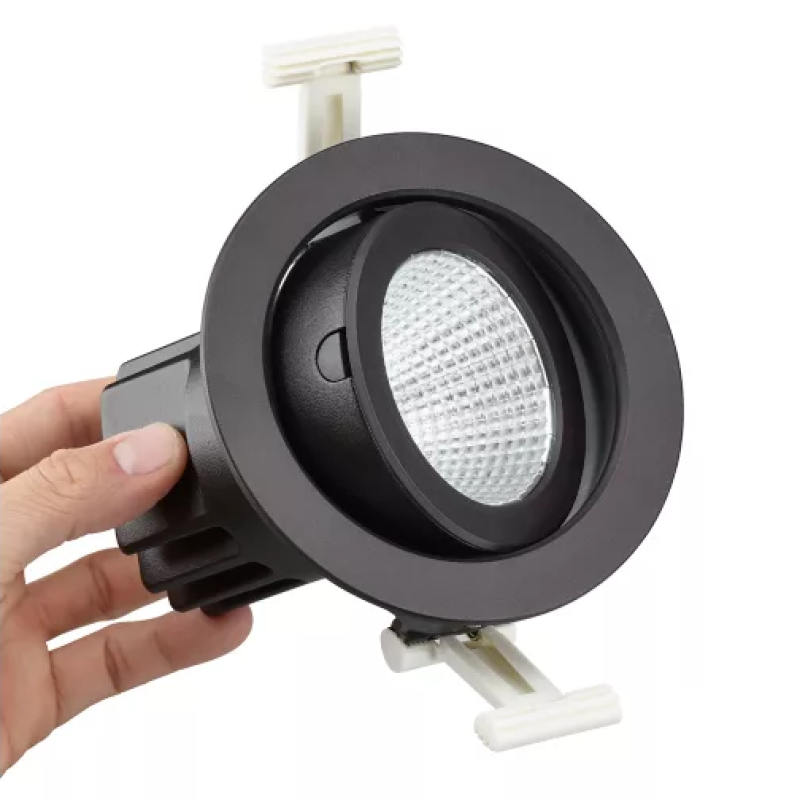 LuxSpace Accent Nhỏ Gọn Có Thể Điều Chỉnh, 39 W, D125 mm, 4900 lm, 3000 K, CRI>90, Chóa phản quang kim loại có độ phản quang cao Góc rộng 40 đến 80 độ, Chóa phản quang hiệu suất cao PerfectAccent, Trắng, IP20