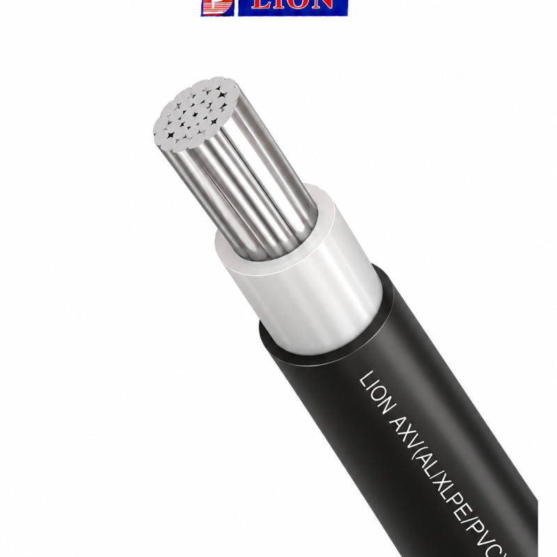 Cáp điện nhôm 1 đến 4 lõi AXV(AL/XLPE/PVC) 0.6/1kV
