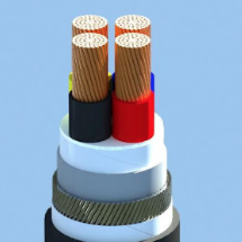 Cáp điện CVV/DSTA 4 lõi−0,6/1kV