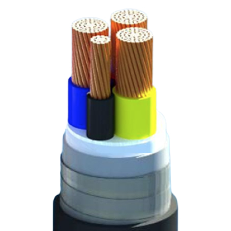 Cáp CVV/DSTA - 3 pha + 1 Trung tính−0,6/1kV