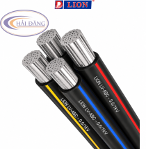 Cáp điện nhôm vặn xoắn LV-ABC 2 đến 4 lõi 0.6/1kV