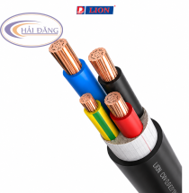 Cáp điện lõi mềm 4 lõi(3P+1N) LION VVCm–0.6/1kV