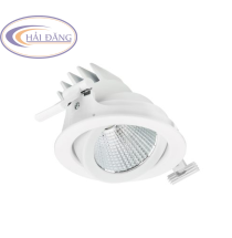 LuxSpace Accent Nhỏ Gọn Có Thể Điều Chỉnh, 39 W, D125 mm, 4900 lm, 3000 K, CRI>90, Chóa phản quang kim loại có độ phản quang cao Góc rộng 40 đến 80 độ, Chóa phản quang hiệu suất cao PerfectAccent, Trắng, IP20