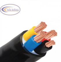 Cáp CVV - 3 pha + 1 Trung Tính ­− 0,6/1 kV