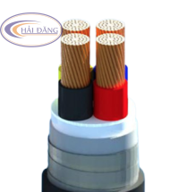 Cáp điện CVV/DSTA 4 lõi−0,6/1kV