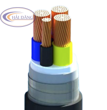 Cáp CVV/DSTA - 3 pha + 1 Trung tính−0,6/1kV