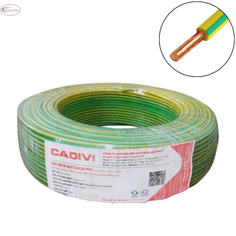 Dây tiếp địa Cadivi VC (TE) – 600V