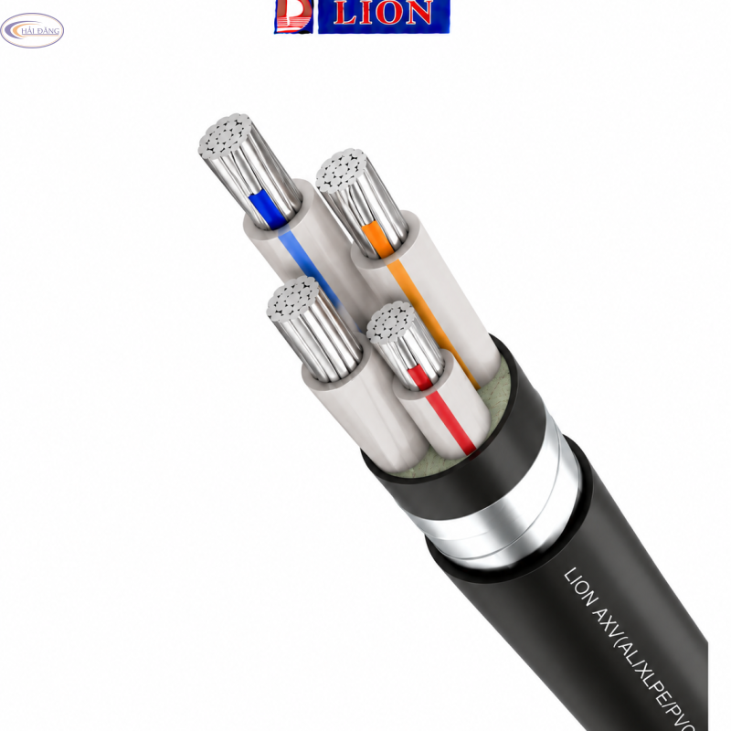 Cáp điện ngầm lõi nhôm 2 đến 4 lõi AXV/DSTA - 0.6/1kV