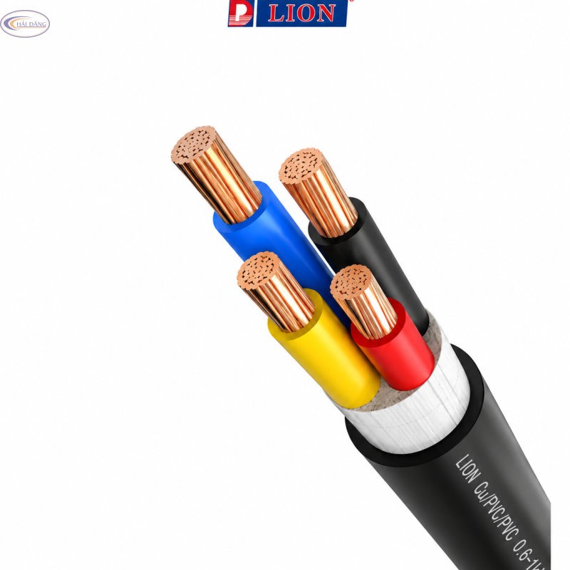 Cáp điện lực LION CVV 1 đến 4 lõi 300/500V & 0.6/1kV