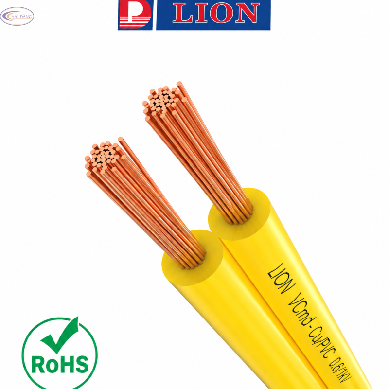 Dây điện đôi mềm 2 lõi LION VCmd–0.6/1KV