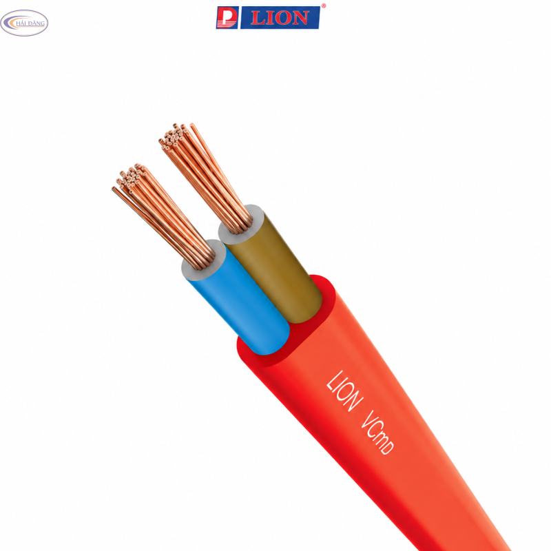 Dây điện đôi dẹt mềm Oval 2 lõi LION VCmd–300/500V