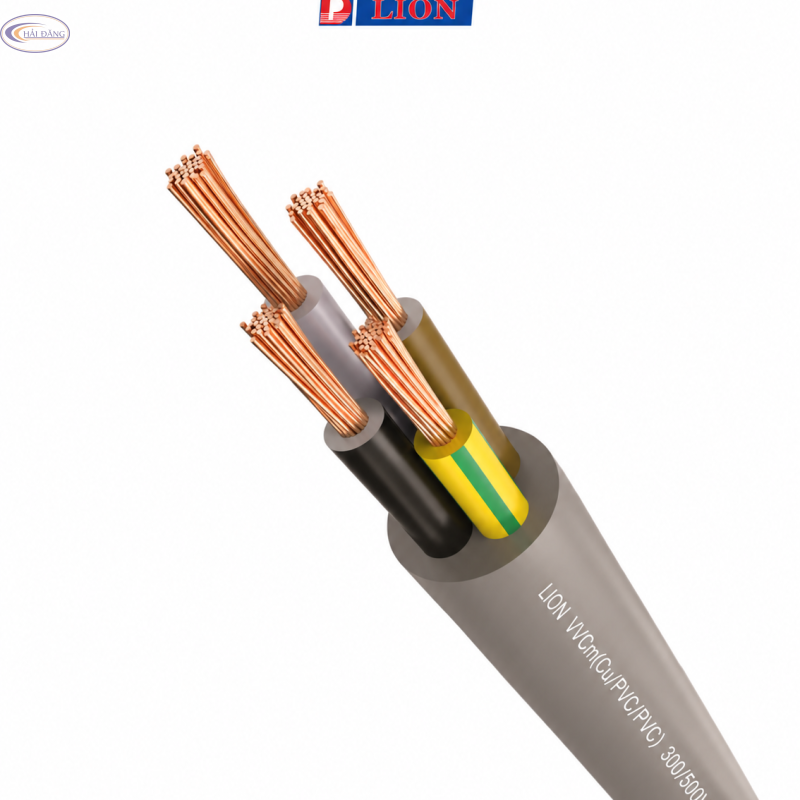 Dây điện đôi mềm 2/3/4 lõi LION VVCm–300/500V-0.6/1kV